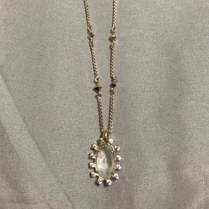 Kendra Scott Brett Necklace in gold/rock crystal
